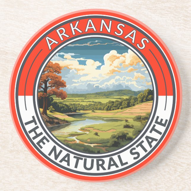 Arkansas Travel Art Badge Underlägg (Framsidan)