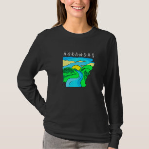 Arkansas Turist Souvenir Stolt Stat Arkansas Lan T Shirt