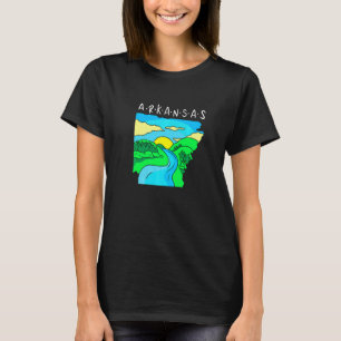 Arkansas Turist Souvenir Stolt Stat Arkansas Lan T Shirt