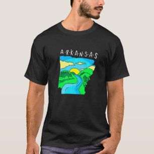 Arkansas Turist Souvenir Stolt Stat Arkansas Lan T Shirt