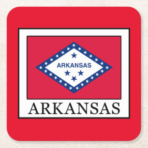 Arkansas Underlägg Papper Kvadrat