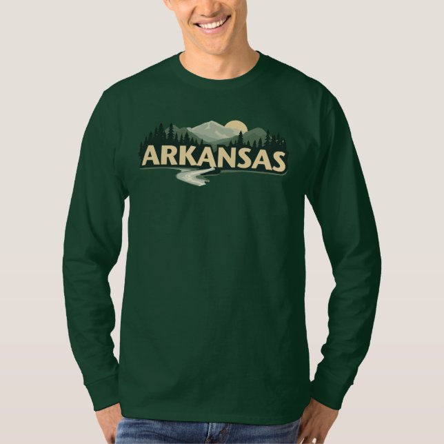 Arkansas United States of America T Shirt (Framsida)