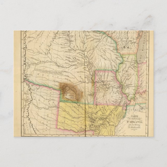 Arkansas US Vykort (Framsida)