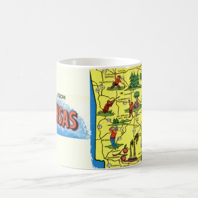 Arkansas Välkomstkartamugg Kaffemugg (Center)