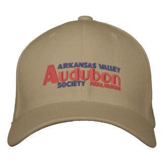Arkansas Valley Audubon Society Embroized Hat Broderad Keps
