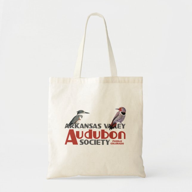 Arkansas Valley Audubon Society Tote Bag Tygkasse (Framsidan)