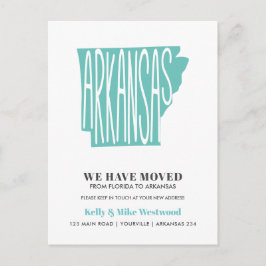 ARKANSAS Vi har flyttat Nytt adress nytt hem Vykort