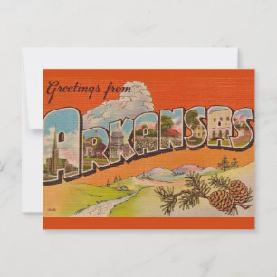 Arkansas Vintage Greetings Vykort 