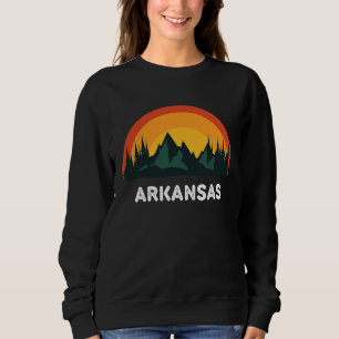 Arkansas Vintage Solnedgång 80-talet Retro Sommar T Shirt