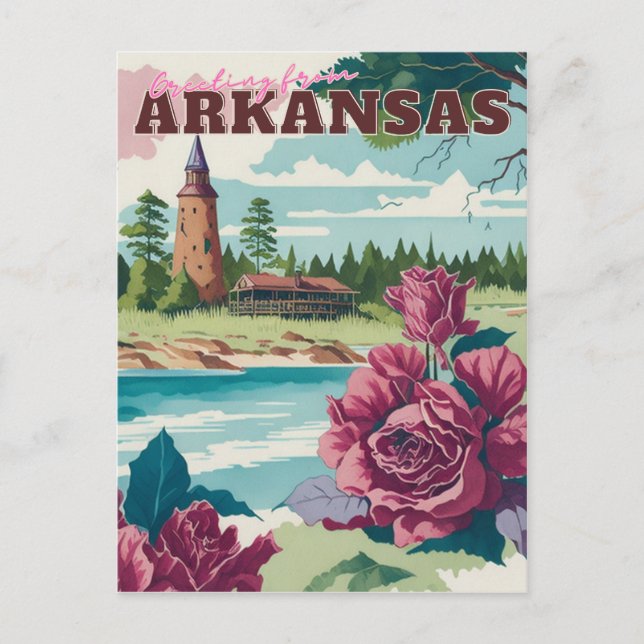Arkansas Vykort (Framsida)