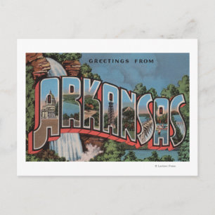 Arkansas (Waterfallscen) - Stora Brev-scener Vykort