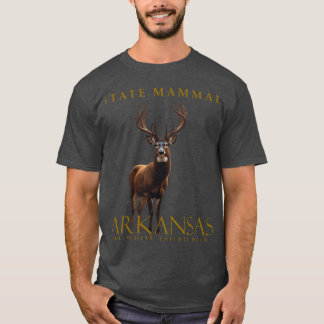 Arkansas White Tailed Deer Design T Shirt