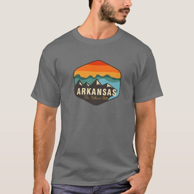 Arkansas Wilderness Patch T Shirt (Framsida)