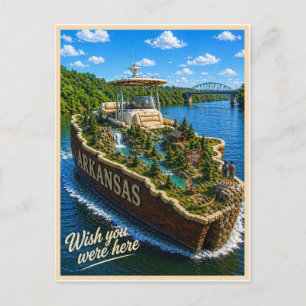 Arkansas   Wish You Were Here   Statserie Vykort