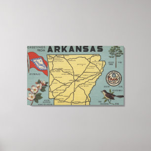 ArkansasLarge Brev ScenesArkansas 2 Canvastryck