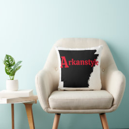 Arkanstyle Red Text Kudde