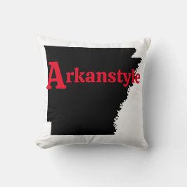 Arkanstyle Red Text Kudde
