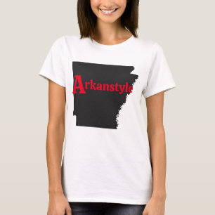 Arkanstyle Red Text T Shirt