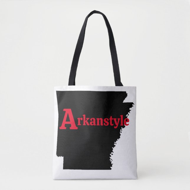 Arkanstyle Red Text Tygkasse (Framsida)