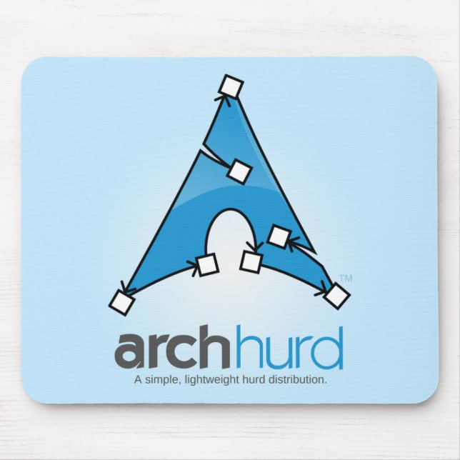 Ärke- Hurd logotyp Mousemat Musmatta (Framsidan)