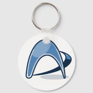 Ärke- Linux alt. Logotyp Keychain Nyckelring