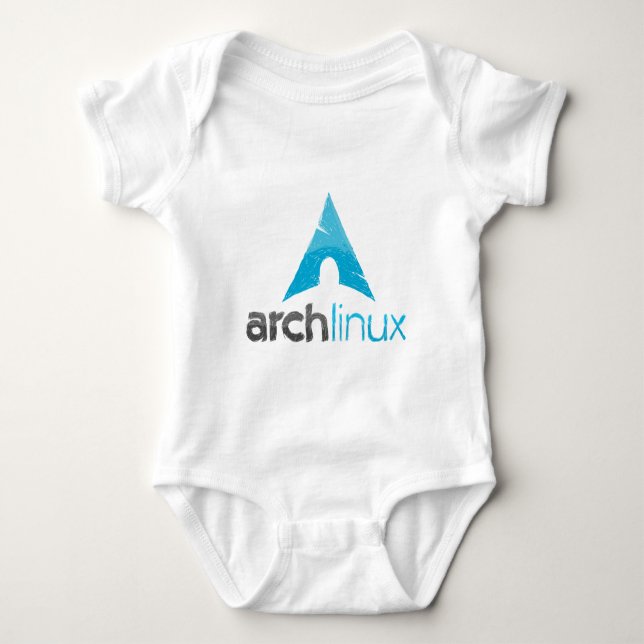 Ärke- Linuxlogotyp Tee Shirt (Framsida)