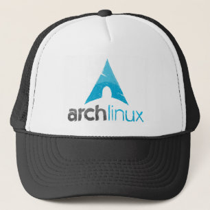 Ärke- Linuxlogotyp Truckerkeps