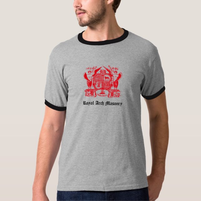 Ärke- Masonry för royal Tee Shirt (Framsida)