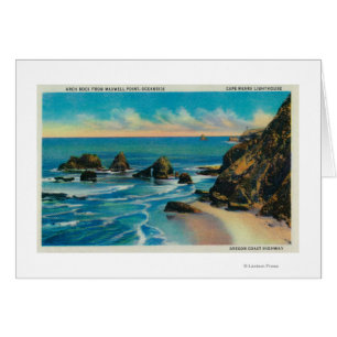 Ärke- sten från Maxwell pekar, OceansideCoast Hälsningskort