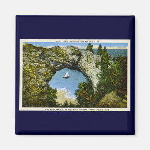 Ärke- stenMackinac ö, Michigan Magnet