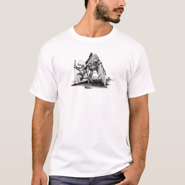 Ärkeängel Krigare T Shirt (Framsida)