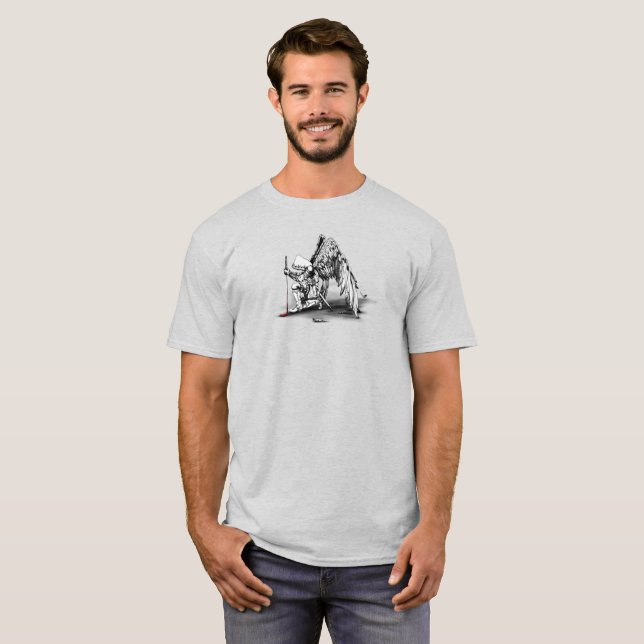 Ärkeängel Krigare T Shirt (Hel framsida)