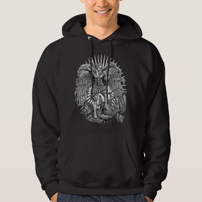 Ärkeängel Michael Hoodie (Framsida)