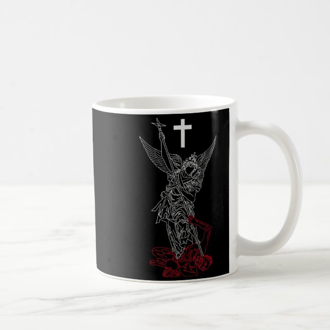 Ärkeängel Mikael besegrar Satan Kaffemugg (Höger)