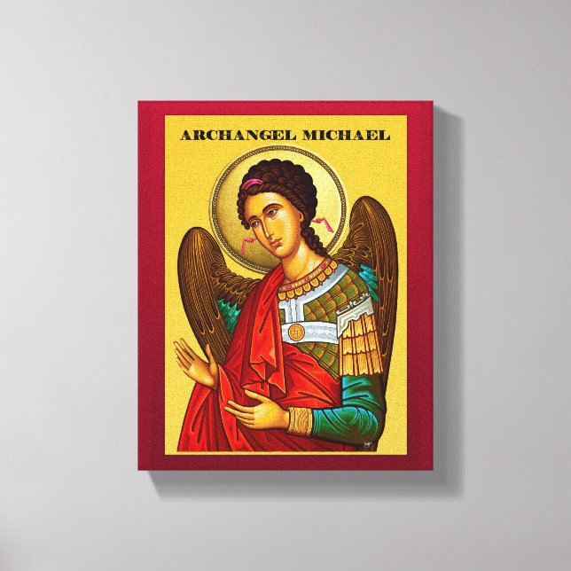 Ärkeängel Mikael Canvastryck (Framsida)