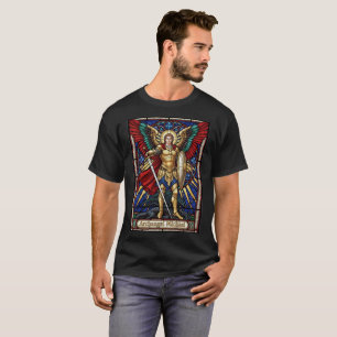 Ärkeängel Mikael - Färgglad Glasängel T Shirt