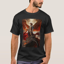 Ärkeängel Mikael Gudomlig Krigare T Shirt