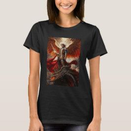 Ärkeängel Mikael Gudomlig Krigare T Shirt