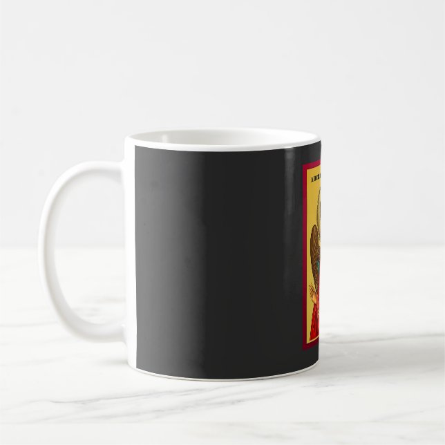 Ärkeängel Mikael Kaffemugg (Vänster)