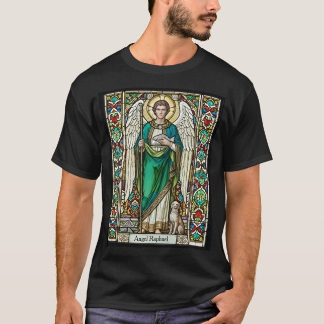 Ärkeängel Rafael - Ängel Rafael T Shirt (Framsida)