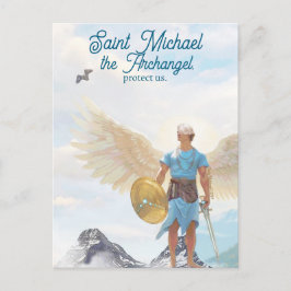 Ärkeängel Sankt Mikaels skyddsbön Vykort