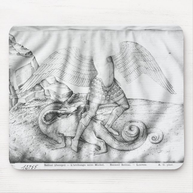 Ärkeängel St Michael, c.1450 Musmatta (Framsidan)