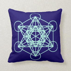 ÄrkeängelMetatron kvadrerar sakral geometri kudd Kudde
