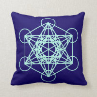 ÄrkeängelMetatron kvadrerar sakral geometri kudder