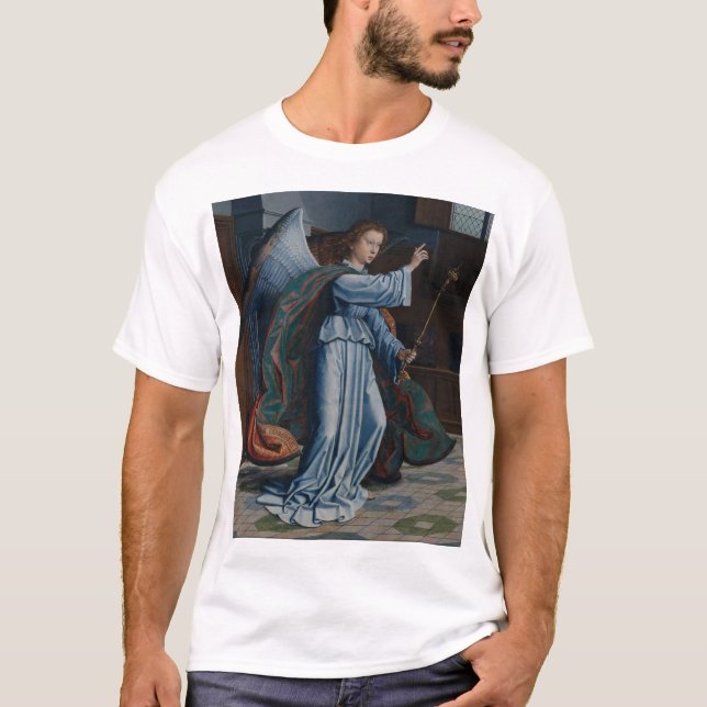 Ärkeängeln Gabriel av Gerard David T Shirt (Framsida)