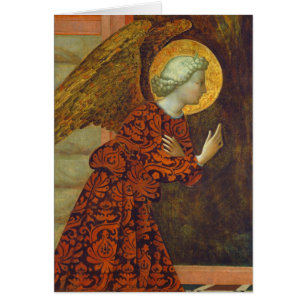 Ärkeängeln Gabriel, C. 1430 (tempera på panel) Hälsningskort