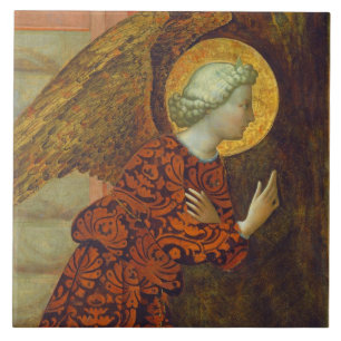 Ärkeängeln Gabriel, C. 1430 (tempera på panel) Kakelplatta