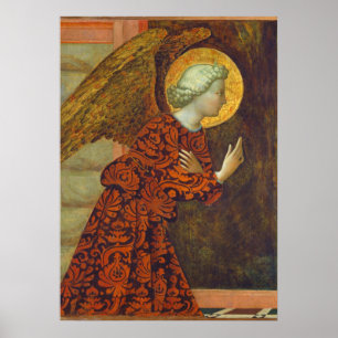 Ärkeängeln Gabriel, C. 1430 (tempera på panel) Poster