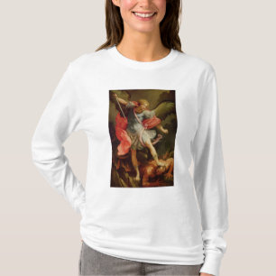 Ärkeängeln Michael som besegrar Satan T Shirt
