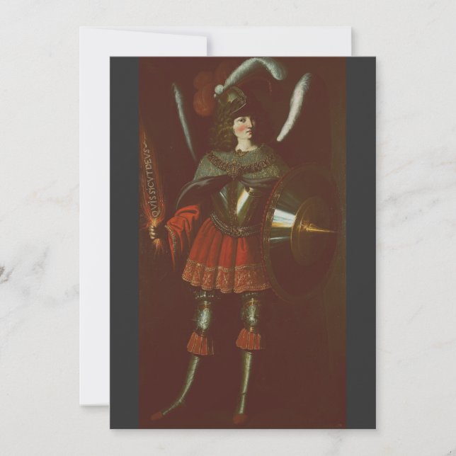 Ärkeängeln Mikael av Francisco de Zurbarán Julkort (Framsida)
